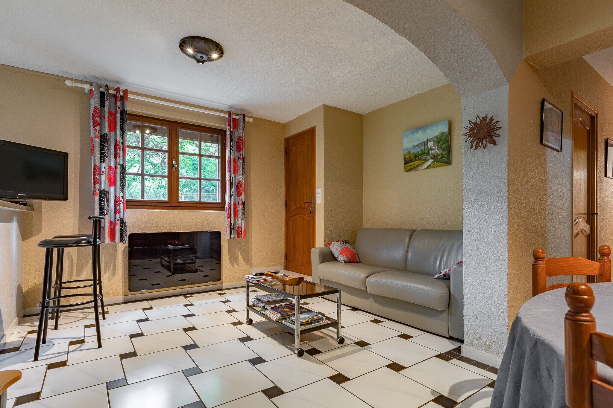 Televisie en een tafeltennistafel