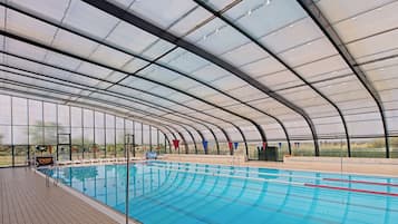 Una piscina riscaldata