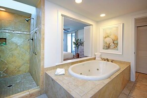 Shower, hair dryer, towels - Lands End 1619 - Captiva (Captiva)