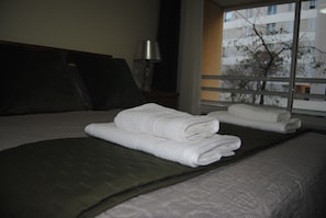 1 chambre, fer et planche à repasser, Wi-Fi gratuit, draps fournis