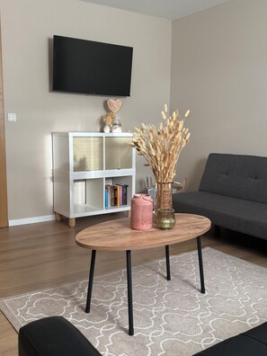 TV, table tennis, books