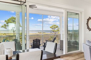 Dining - North Cape San Blas Home with Bay Views! Elevator! Dogs Allowed! (Port St. Joe)