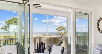 North Cape San Blas Home with Bay Views! Elevator! Dogs Allowed!