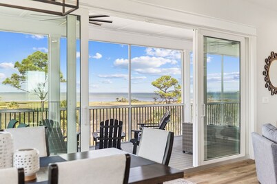 North Cape San Blas Home with Bay Views! Elevator! Dogs Allowed!