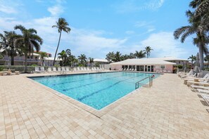 A heated pool - Tempting Second Floor Unit | Located in Seabreeze South (Marco Island)