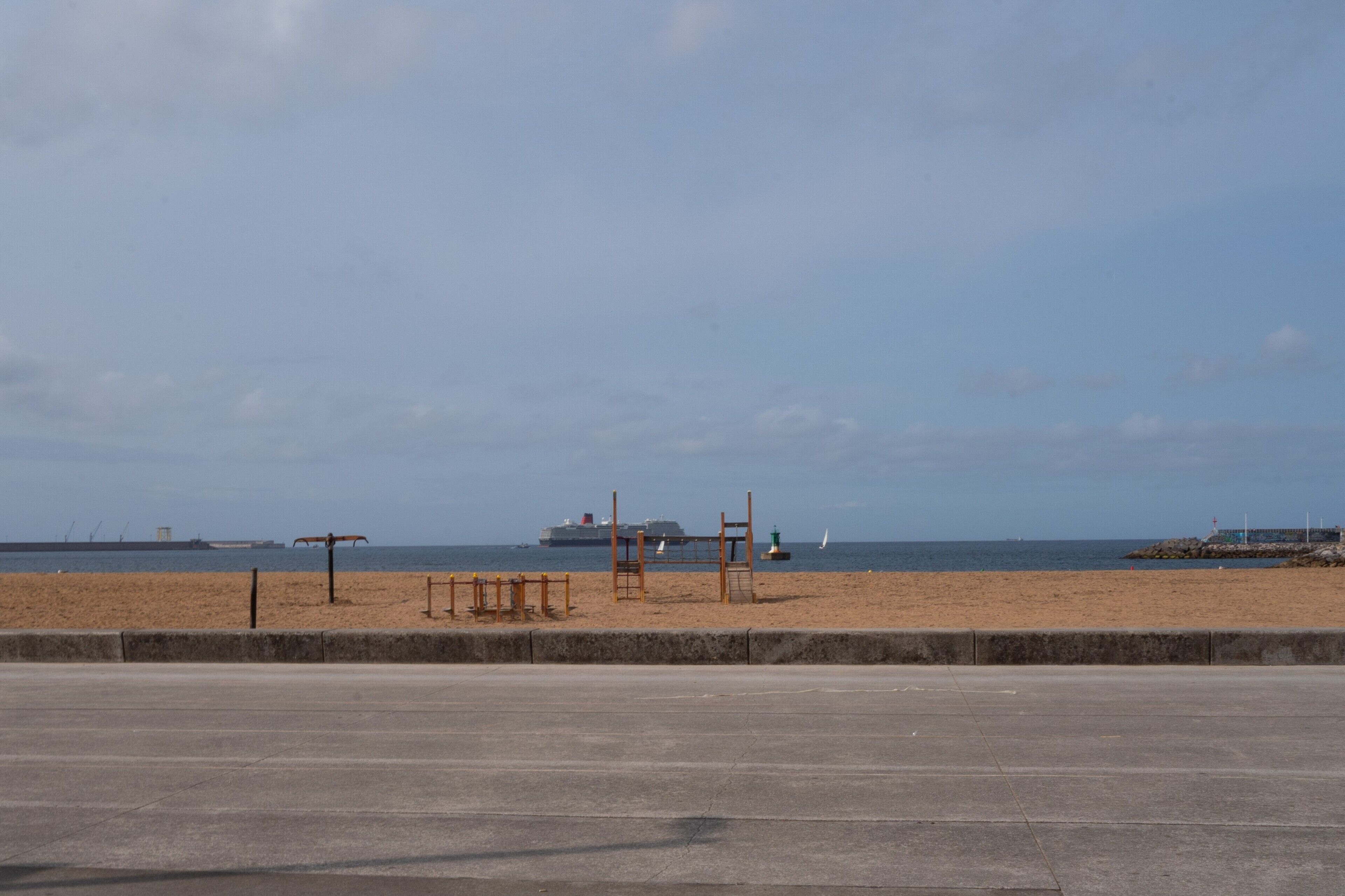 Vlak bij het strand
