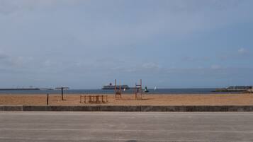 Vlak bij het strand