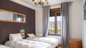 5 slaapkamers, beddengoed