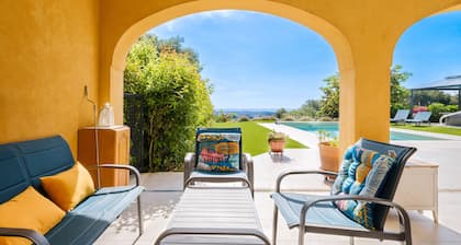 Villa 'Privée Avec Piscine' with Sea View, Private Pool and Wi-Fi