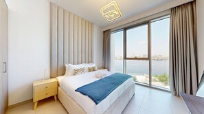 1 bedroom, iron/ironing board, free WiFi, bed sheets - The Grand - One Bedroom with Dubai Skyline Views (Creek Harbour)