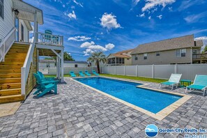 Pool - Tranquil, Completely Renovated Three Bedroom Beach Home with a Private Pool! (Garden City Beach)