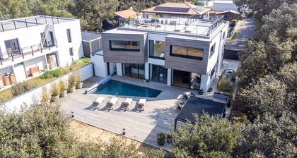 "ROOF TOP & OCEAN" Villa d'architecte, vue océan, piscine chauffée