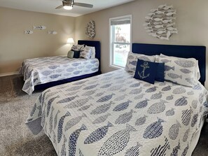 4 habitaciones, internet, ropa de cama y acceso para silla de ruedas 