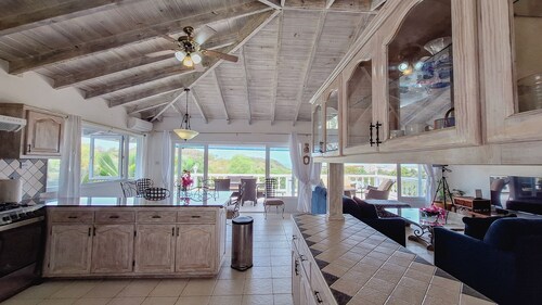 Caribbean luxurious comfort. Contemporary house, private garden and pool