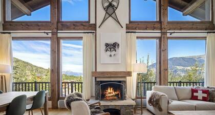 200m ski slopes-Chalet Manora -Courchevel La Tania