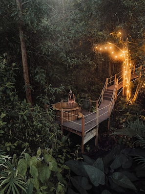 Hot tub, steam room, hot stone massages, deep-tissue massages, massages - Lumbre Forest Lodge (Salento)