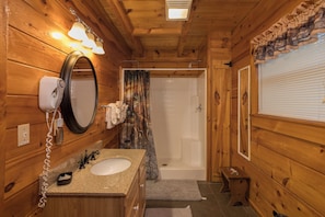 Shower, towels