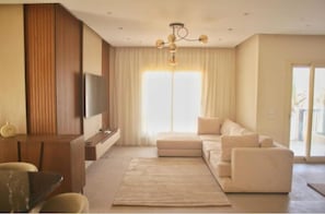 Villa, Patio, Garden View | Living area
