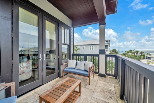 🐠100 Yards to Beach-Private Pool+Hot Tub-Bikes-Inlet Beach Retreat 202🐠