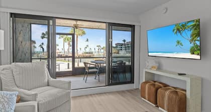 Pointe Santo Ground-Floor Beachfront | Pool, Pickleball & Steps to the Sand