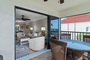 Outdoor dining - Stunning Gulf Views & Family Friendly Comfort at Pointe Santo (Sanibel)