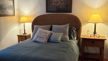 1 bedroom, iron/ironing board, bed sheets