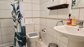 Bathroom - Cassiopeia 2-Beds Lower Apt on Beach with Pool (Maleme)