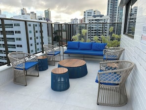 Rooftop terrace - Bela Hospedagem - 105 Compact Tambau (João Pessoa)