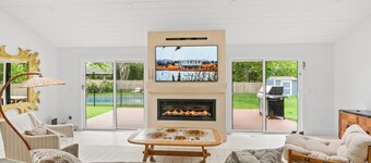 Elevated North Fork Escape with Chic Interiors and Private Poolside Oasis -...