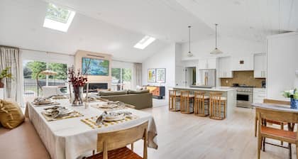 Elevated North Fork Escape with Chic Interiors and Private Poolside Oasis -...