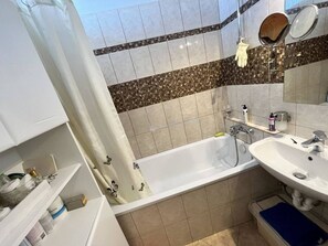 Apart Daire, 1 Yatak Odası, Sigara İçilebilir, Balkon | Banyo