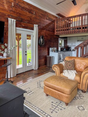 TV connectée, cheminée