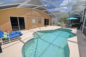 Una piscina riscaldata