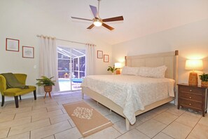 4 bedrooms, iron/ironing board, WiFi, bed sheets