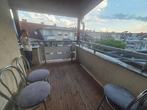 Apartment, 2 Bedrooms, Smoking, Balcony | Balcony - Quelle Apartment - 2BR Apartment With Private Garden Connection and Sauna (Kecskemet)