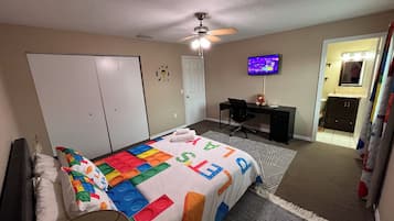1 bedroom, premium bedding, individually decorated