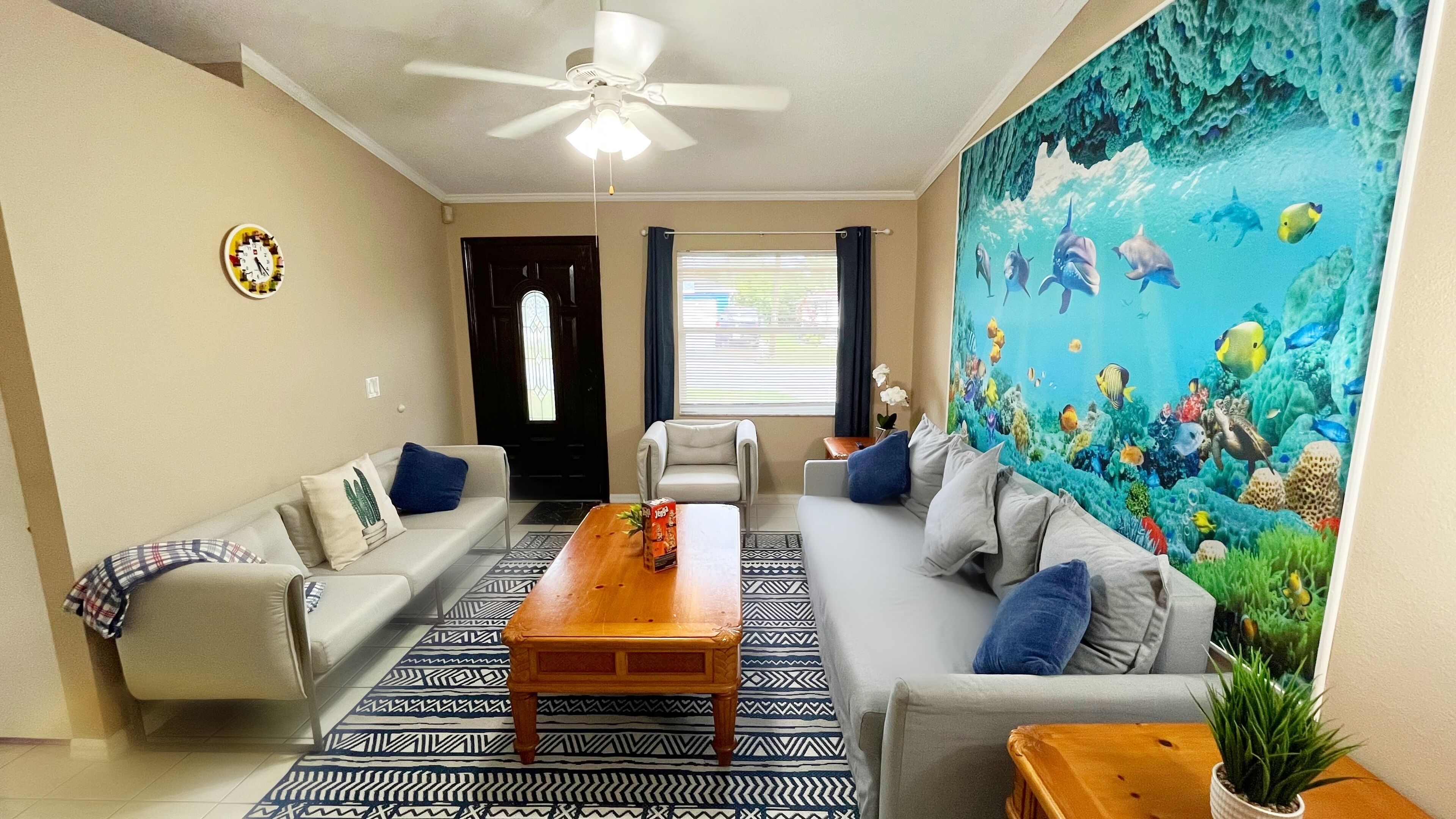 奢華獨棟房屋, 3 間臥室, 花園景觀 | 起居區 | 50-吋智慧型電視、數位頻道、玩具、地暖系統