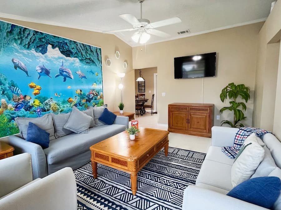 Luxury House, 3 Bedrooms, Garden View | Living area