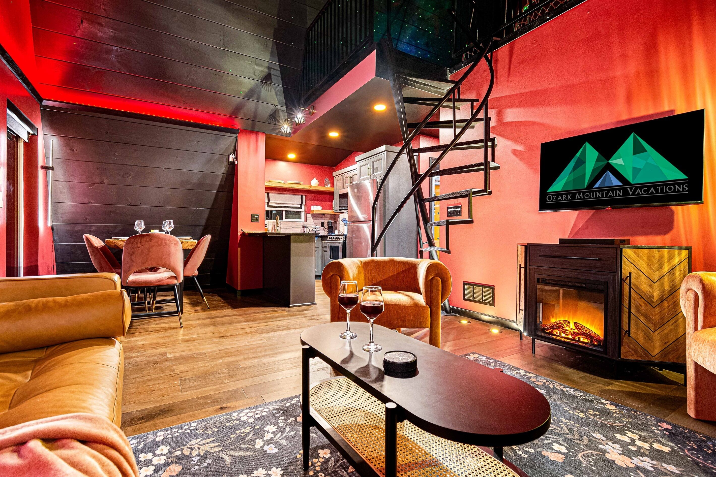 智能电视、壁炉