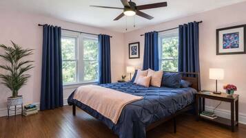 4 dormitoris, planxa i posts de planxar, un bressol de viatge i wifi