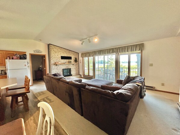 DVD player, foosball, table tennis, video library