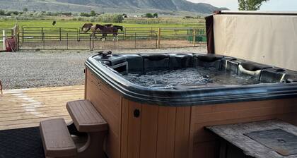 Charming Dog Friendly 2-bedroom house with WiFi, hot tub, and fenced for pets!