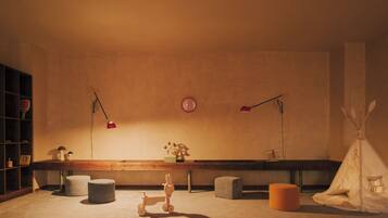 Área de juegos infantiles bajo techo