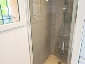 Shower, hair dryer