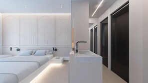 1 bedroom, hypo-allergenic bedding, laptop workspace - Noema Hotel (Igoumenitsa)