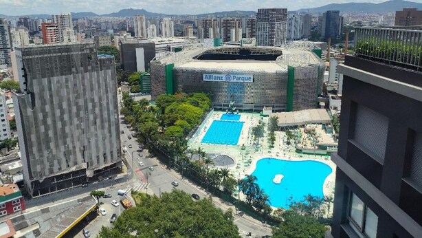 Outdoor pool - Studio a 2min do Allianz Parque (Sao Paulo)