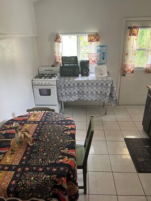 Microwave, oven, stovetop