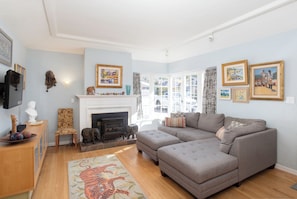 تلفزيون، مدفأة