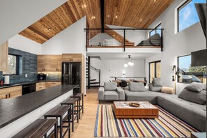 TV connectée, cheminée