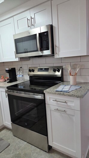 Microwave, oven, stovetop
